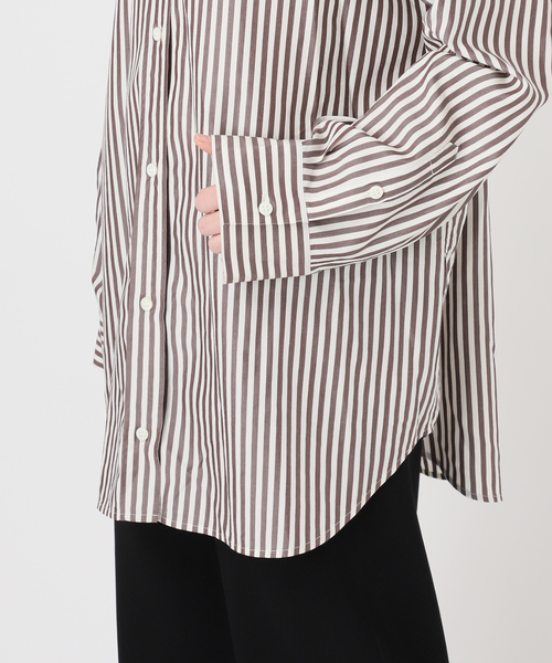 Deuxieme Classe(ドゥーズィエムクラス)の「* Freestyle シャツ(stripe)(シャツ/ブラウス・レディース・チョコ・FREE)」の22枚目の写真