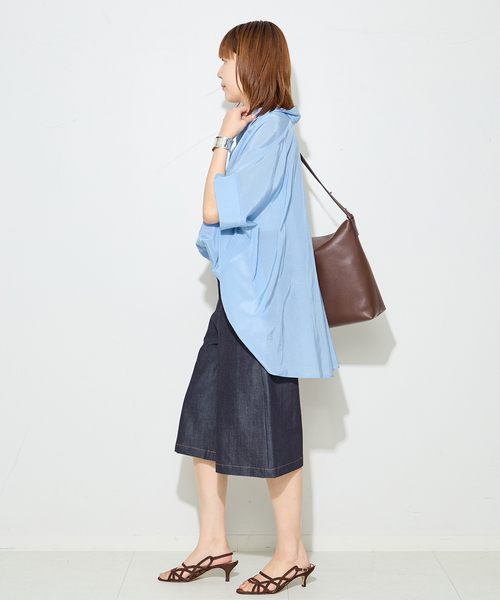 journal standard L'essage(ジャーナルスタンダードレサージュ)の「DENIMショートパンツ(その他パンツ・レディース・ネイビー/ブラック・38/36)」の10枚目の写真