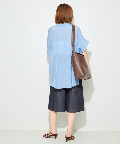 journal standard L'essage(ジャーナルスタンダードレサージュ)の「DENIMショートパンツ(その他パンツ・レディース・ネイビー/ブラック・38/36)」の11枚目の写真