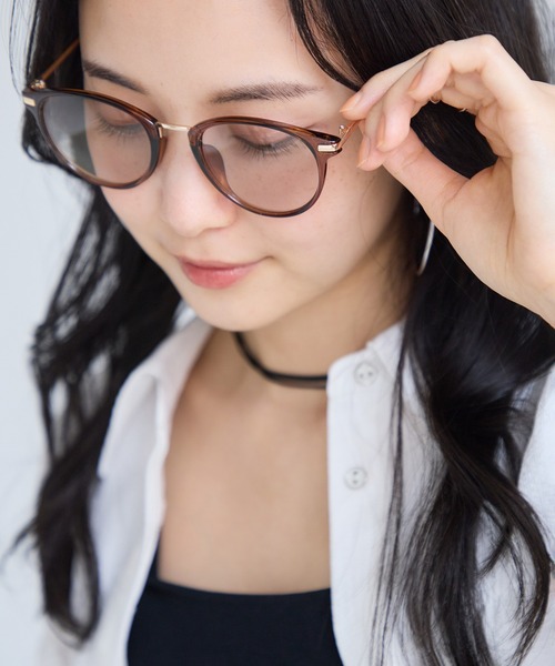 VIS（ビス）の「調光レンズ/ボストン型カラーファッショングラス（サングラス・レディース・ライトグレー/ブラック/ブラウン系その他2・FREE）」の18枚目の写真