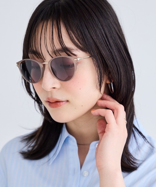 VIS（ビス）の「調光レンズ/ボストン型カラーファッショングラス（サングラス・レディース・ライトグレー/ブラック/ブラウン系その他2・FREE）」の20枚目の写真