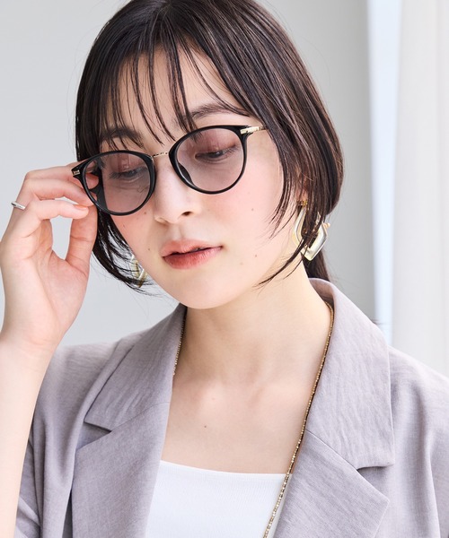 VIS（ビス）の「調光レンズ/ボストン型カラーファッショングラス（サングラス・レディース・ライトグレー/ブラック/ブラウン系その他2・FREE）」の22枚目の写真
