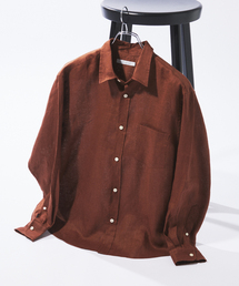 JOURNAL STANDARD（ジャーナルスタンダード）の「リネン レギュラー カラー 長袖 シャツ（シャツ/ブラウス）」