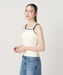 BEAUTY&YOUTH UNITED ARROWS | カラーパイピング 2ストラップ キャミソール(キャミソール)