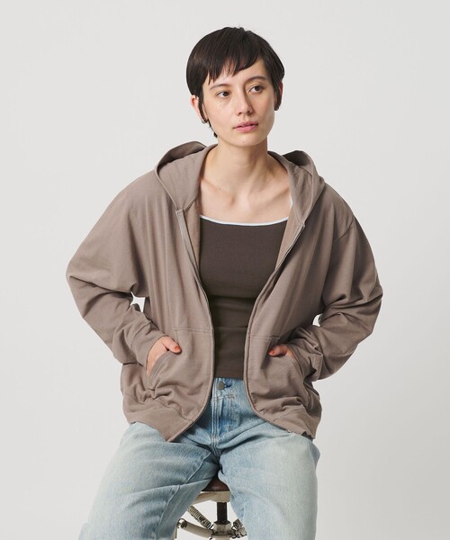 BEAUTY&YOUTH UNITED ARROWS(ビューティーアンドユースユナイテッドアローズ)の「カラーパイピング 2ストラップ キャミソール(キャミソール・レディース・ダークブラウン/ブラック/オフホワイト/ベージュ・FREE)」の7枚目の写真