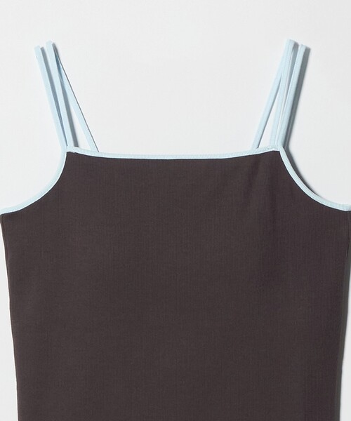 BEAUTY&YOUTH UNITED ARROWS(ビューティーアンドユースユナイテッドアローズ)の「カラーパイピング 2ストラップ キャミソール(キャミソール・レディース・ダークブラウン/ブラック/オフホワイト/ベージュ・FREE)」の19枚目の写真