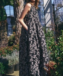 AKTE（アクテ）の「ノースリーブジャガードワンピース（ワンピース）」