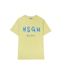 MSGM（エムエスジーエム）の「【NEW】MSGM KIDS ブラッシュロゴTシャツ（Tシャツ/カットソー）」