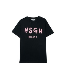 MSGM KIDS（エムエスジーエムキッズ）の「【NEW】MSGM KIDS ブラッシュロゴTシャツ（Tシャツ/カットソー）」