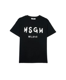 MSGM KIDS（エムエスジーエムキッズ）の「【NEW】MSGM KIDS ブラッシュロゴTシャツ（Tシャツ/カットソー）」