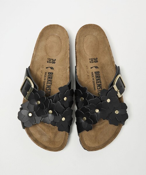 BIRKENSTOCK(ビルケンシュトック)の「【国内EXCLUSIVE】<BIRKENSTOCK>SIENA フラワー サンダル(サンダル・レディース・ブラック/ライトピンク・35/36/39/38/37)」の3枚目の写真