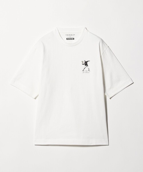A DAY IN THE LIFE UNITED ARROWS(アデイインザライフユナイテッドアローズ)の「<BRANDALISED × A DAY IN THE LIFE >バンクシー アートTシャツ BOMB(Tシャツ/カットソー・メンズ・ブラック/ホワイト・M/L)」の7枚目の写真