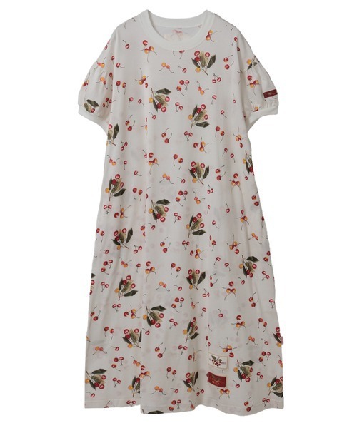 PINK HOUSE（ピンクハウス）の「さくらんぼプリントカットソーワンピース（ワンピース・レディース・ネイビー/ブラック/レッド/ホワイト・フリー）」の2枚目の写真