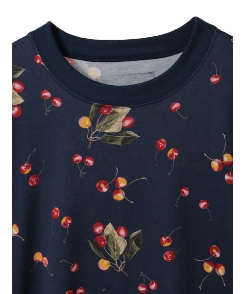 PINK HOUSE（ピンクハウス）の「さくらんぼプリントカットソーワンピース（ワンピース・レディース・ネイビー/ブラック/レッド/ホワイト・フリー）」の7枚目の写真
