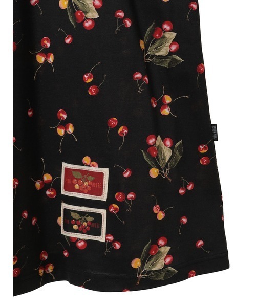 PINK HOUSE（ピンクハウス）の「さくらんぼプリントカットソーワンピース（ワンピース・レディース・ネイビー/ブラック/レッド/ホワイト・フリー）」の12枚目の写真