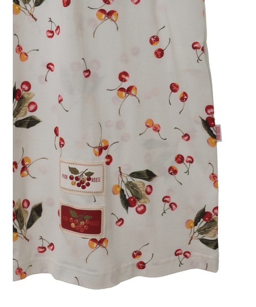 PINK HOUSE（ピンクハウス）の「さくらんぼプリントカットソーワンピース（ワンピース・レディース・ネイビー/ブラック/レッド/ホワイト・フリー）」の13枚目の写真