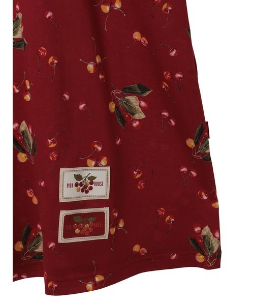 PINK HOUSE（ピンクハウス）の「さくらんぼプリントカットソーワンピース（ワンピース・レディース・ネイビー/ブラック/レッド/ホワイト・フリー）」の14枚目の写真