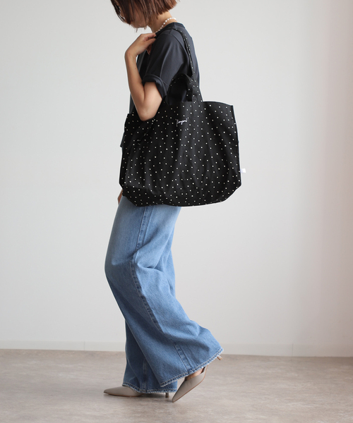 IENA ENFANT(イエナアンファン)の「【BASIC】ボンジュール2wayトートバッグ (ドット)(トートバッグ・レディース・ホワイト/ブラック/グレー・FREE)」の5枚目の写真