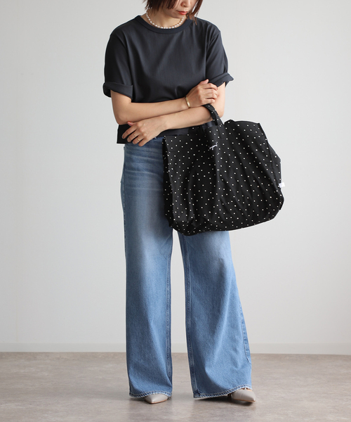 IENA ENFANT(イエナアンファン)の「【BASIC】ボンジュール2wayトートバッグ (ドット)(トートバッグ・レディース・ホワイト/ブラック/グレー・FREE)」の6枚目の写真