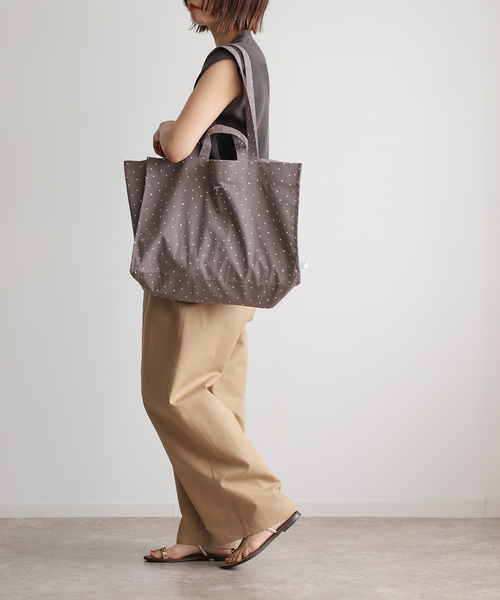 IENA ENFANT(イエナアンファン)の「【BASIC】ボンジュール2wayトートバッグ (ドット)(トートバッグ・レディース・ホワイト/ブラック/グレー・FREE)」の10枚目の写真