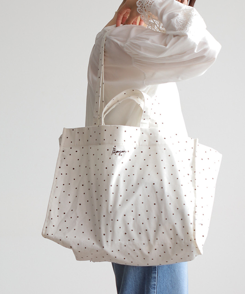 IENA ENFANT(イエナアンファン)の「【BASIC】ボンジュール2wayトートバッグ (ドット)(トートバッグ・レディース・ホワイト/ブラック/グレー・FREE)」の15枚目の写真