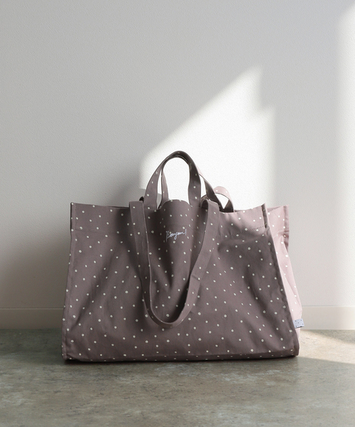IENA ENFANT(イエナアンファン)の「【BASIC】ボンジュール2wayトートバッグ (ドット)(トートバッグ・レディース・ホワイト/ブラック/グレー・FREE)」の18枚目の写真