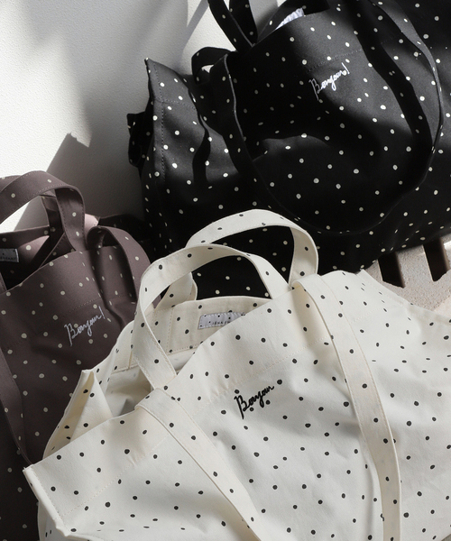 IENA ENFANT(イエナアンファン)の「【BASIC】ボンジュール2wayトートバッグ (ドット)(トートバッグ・レディース・ホワイト/ブラック/グレー・FREE)」の19枚目の写真