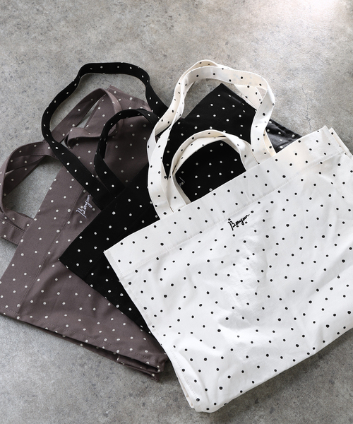 IENA ENFANT(イエナアンファン)の「【BASIC】ボンジュール2wayトートバッグ (ドット)(トートバッグ・レディース・ホワイト/ブラック/グレー・FREE)」の21枚目の写真
