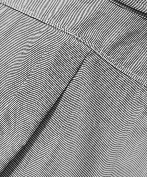 ease（イーズ）の「ウォッシュドボタンダウンストライプシャツ_ブラック（シャツ/ブラウス・メンズ・その他・MEDIUM/LARGE）」の6枚目の写真