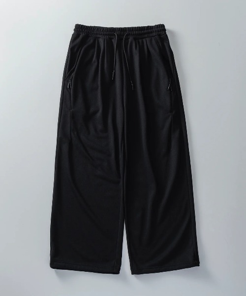 +phenix(プラスフェニックス)の「【+phenix / プラスフェニックス】TECH SWEAT WIDE PANTS ワイドストレート ドローコード仕様 スウェットパンツ(スウェットパンツ・メンズ・ブラック/ホワイト・X-LARGE/LARGE/MEDIUM)」の5枚目の写真
