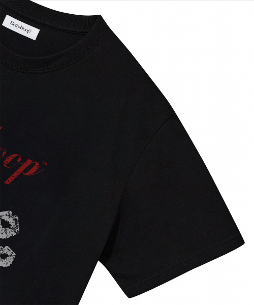 CNVS（ベティ ブープ）の「ベティブープ イン パリ オーバーサイズ 半袖Tシャツ_ブラック（Tシャツ/カットソー・レディース・ブラック・ONE）」の5枚目の写真