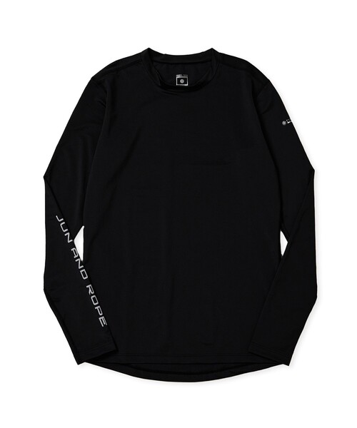 JUN&ROPE'（ジュンアンドロペ）の「【冷感】【UV】氷撃アンダーシャツ（Tシャツ/カットソー・メンズ・ホワイト/ブラック・XL/M/L）」の2枚目の写真