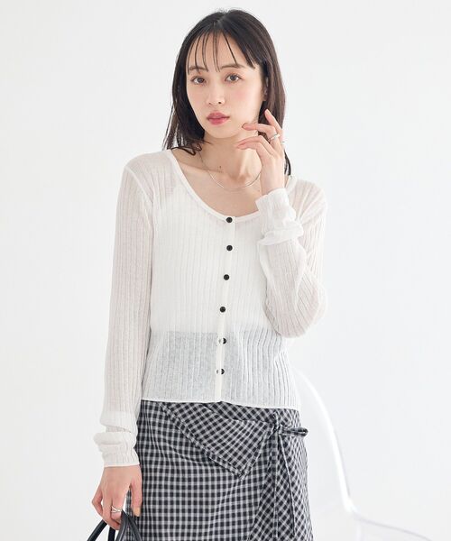 earth music&ecology(アースミュージックアンドエコロジー)の「レースリブキャミソール(キャミソール・レディース・ピンク/ブラック/ホワイト系その他2/グレー・FREE)」の16枚目の写真