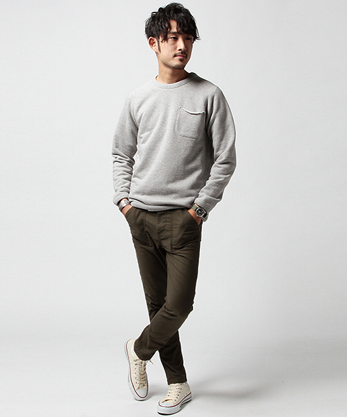 BEAMS（ビームス）の「BEAMS / ストレッチ テーパード ベイカーパンツ（チノパンツ・メンズ・ブラック/ライトブラウン/オリーブ・MEDIUM/SMALL/X-LARGE/LARGE）」の20枚目の写真