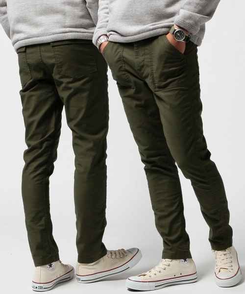 BEAMS（ビームス）の「BEAMS / ストレッチ テーパード ベイカーパンツ（チノパンツ・メンズ・ブラック/ライトブラウン/オリーブ・MEDIUM/SMALL/X-LARGE/LARGE）」の5枚目の写真