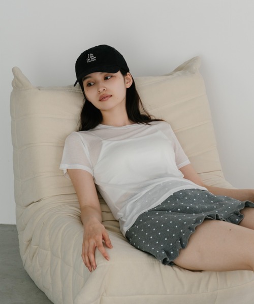duei(デュイ)の「メッセージロゴ刺しゅうキャップ(キャップ・レディース・ブラック/イエロー・FREE)」の9枚目の写真