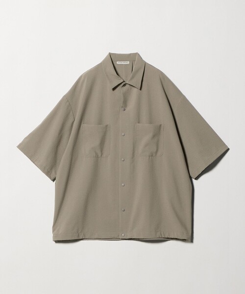 UNITED ARROWS(ユナイテッドアローズ)の「DotAir ドットエア サッカー ダブルポケットシャツ 吸水速乾(シャツ/ブラウス・メンズ・ブラック/オリーブ・M/L/S/XL)」の11枚目の写真
