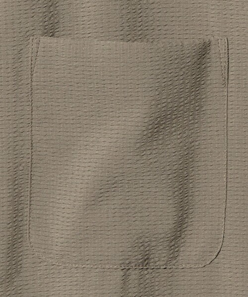 UNITED ARROWS(ユナイテッドアローズ)の「DotAir ドットエア サッカー ダブルポケットシャツ 吸水速乾(シャツ/ブラウス・メンズ・ブラック/オリーブ・M/L/S/XL)」の15枚目の写真
