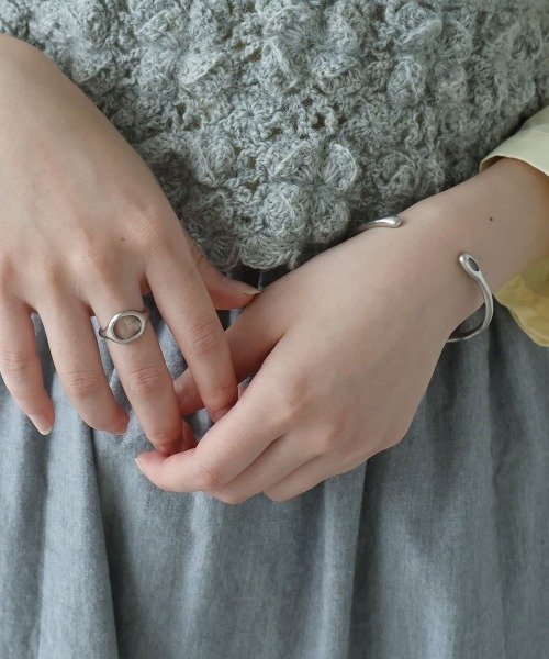 bulle de savon（ビュルデサボン）の「nendo ring（リング・レディース・シルバー/ゴールド・FREE）」の2枚目の写真