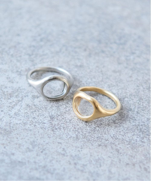 bulle de savon（ビュルデサボン）の「nendo ring（リング・レディース・シルバー/ゴールド・FREE）」の5枚目の写真