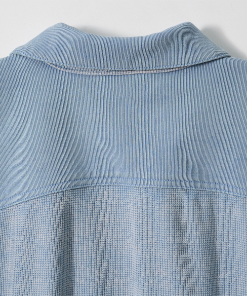 GARMENTS FAB(ガーメンツファブ)の「Washed Waffle Jacket (SKY BLUE)(デニムジャケット・レディース・その他・MEDIUM/LARGE)」の5枚目の写真