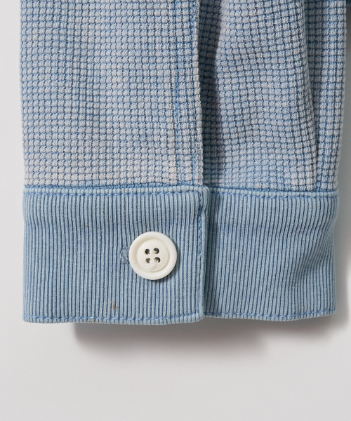 GARMENTS FAB(ガーメンツファブ)の「Washed Waffle Jacket (SKY BLUE)(デニムジャケット・レディース・その他・MEDIUM/LARGE)」の6枚目の写真