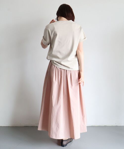 le.coeur blanc(ルクールブラン)の「【撥水・UV・接触冷感】ギャザースカート(スカート・レディース・ライトピンク/ブラック/カーキオリーブ・38/36)」の20枚目の写真