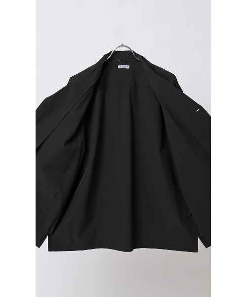 AOYAMA(アオヤマ)の「半袖オーバーシャツ【マルチウェイ】【セットアップ着用可】(シャツ/ブラウス・メンズ・ブラック/グレー・S/L/M/LL)」の6枚目の写真