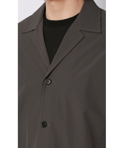 AOYAMA(アオヤマ)の「半袖オーバーシャツ【マルチウェイ】【セットアップ着用可】(シャツ/ブラウス・メンズ・ブラック/グレー・S/L/M/LL)」の19枚目の写真