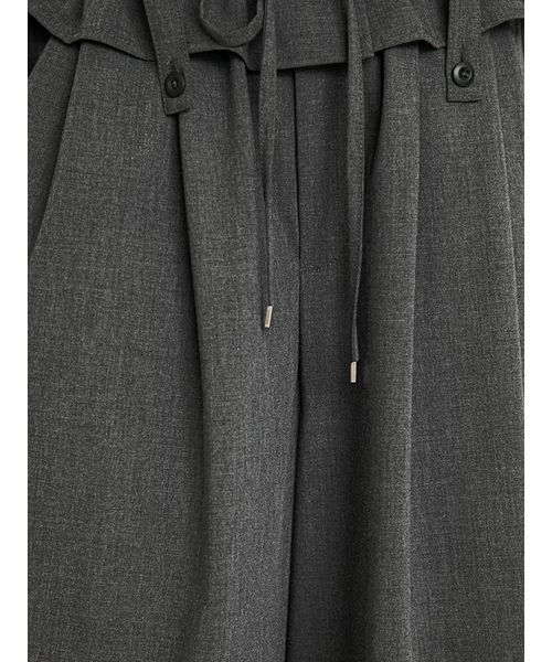 SORIN(ソリン )の「Inside Out Waist Wide Pants/インサイドアウトウエスト ワイドパンツ(その他パンツ・レディース・ストライプ/ダークグレー・36/38)」の17枚目の写真