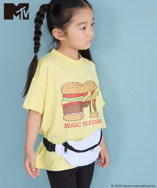 LOWRYS FARM(ローリーズファーム)の「MTVプリントBIGT 668997(Tシャツ/カットソー・キッズ・ゴールド系その他/オフホワイト/ブラック・120cm/110cm/130cm/140cm/150cm)」の11枚目の写真