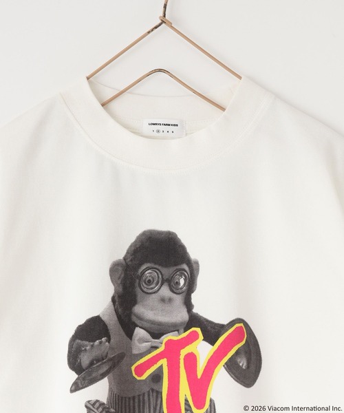LOWRYS FARM(ローリーズファーム)の「MTVプリントBIGT 668997(Tシャツ/カットソー・キッズ・ゴールド系その他/オフホワイト/ブラック・120cm/110cm/130cm/140cm/150cm)」の15枚目の写真