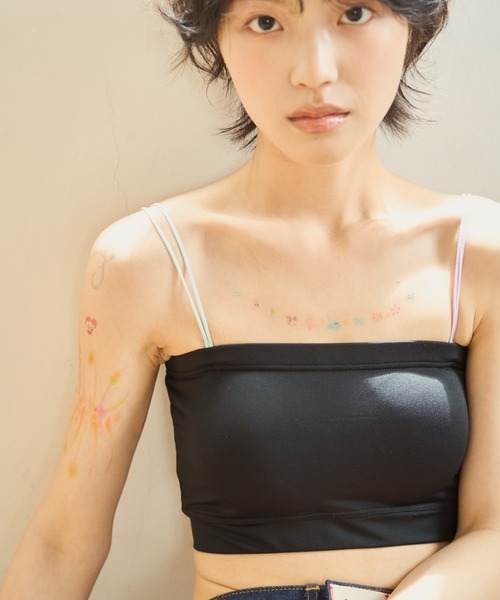 common gull products.(コモンガルプロダクツ)の「わがままなチューブトップ(キャミソール・レディース・ホワイト系/ブラック系・SMALL/MEDIUM)」の12枚目の写真