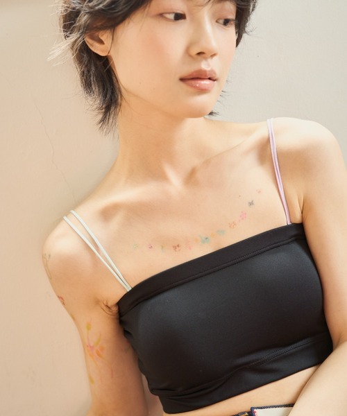 common gull products.(コモンガルプロダクツ)の「わがままなチューブトップ(キャミソール・レディース・ホワイト系/ブラック系・SMALL/MEDIUM)」の11枚目の写真